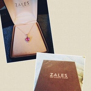 Zales 7.0mm Heart-Shaped Necklace